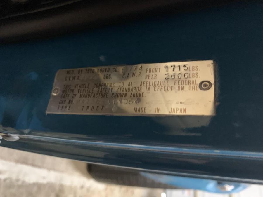  Mazda B1500 1974 года  (фото 104 из 111)